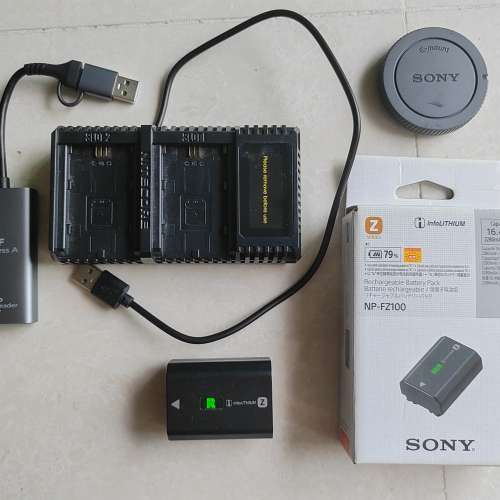 Sony A7RV A7R5 連盒2電cfa 512G及讀卡器