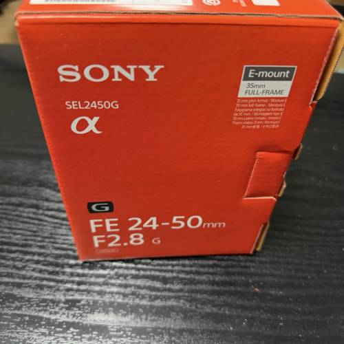 Sony FE 24-50mm F2.8 G Lens 99% new
