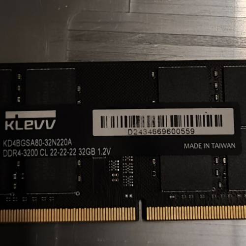 KLEVV 32G DDR4 3200Hz laptop RAM
