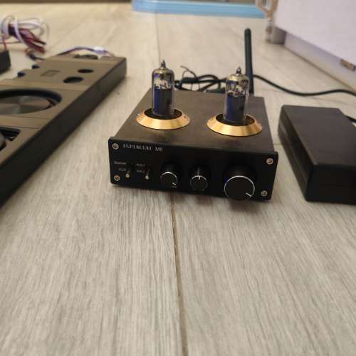 全PJ.MIAOLAI M8 發燒電子管HiFi 功放機+ 超薄喇叭