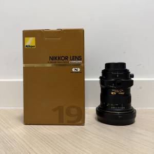Nikon Nikkor PC 19mm f4E ED (Manual Focus) lens