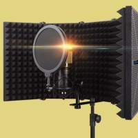 Soundproof recording radio microphone singing microphone live broadcast Tel: 934