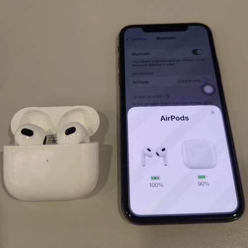 Apple AirPods 3 配備MagSafe充電盒 Lightning充電