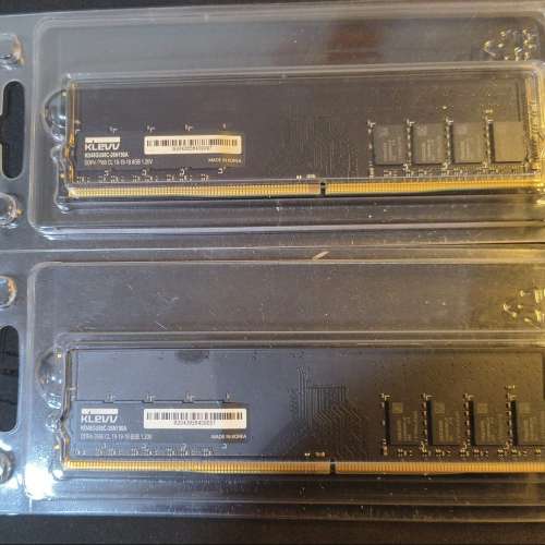 Desktop Ram KLEVV 8GBx2 DDR4 2666 共16GB