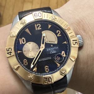 好X新淨😆 zenith 真力時 86.0516.685 玫瑰金鋼 全原裝 淨錶 平到笑😂$26888