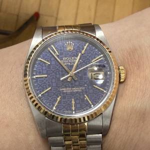 好L靚😆 ROLEX 16233 金鋼 少有藍電腦面 18格帶 平到笑🤣$43800