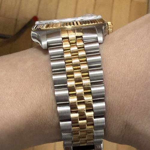 好L靚😆 ROLEX 16233 金鋼 少有藍電腦面 18格帶 平到笑🤣$43800