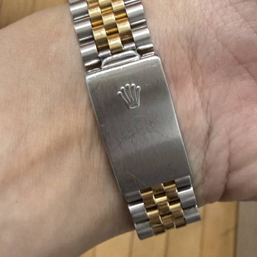 好L靚😆 ROLEX 16233 金鋼 少有藍電腦面 18格帶 平到笑🤣$43800