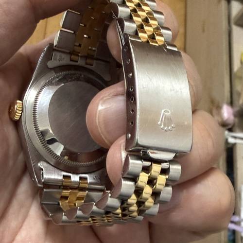 好L靚😆 ROLEX 16233 金鋼 少有藍電腦面 18格帶 平到笑🤣$43800