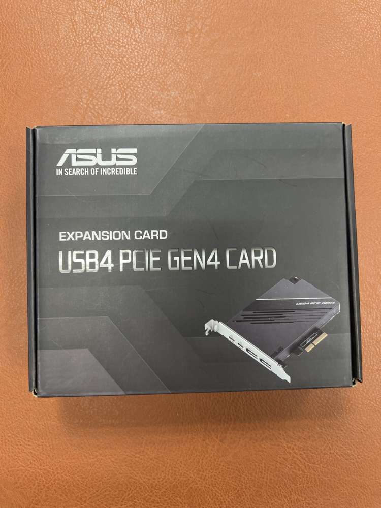 Asus Expansion Card USB4 pcie gen4 Card - 二手或全新底板, 電腦