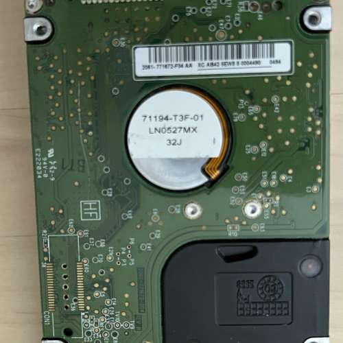 WD Scorpio Blue 2.5" SATA 500GB  + Hitachi 120GB 2.5" SATA Hardisk 2 隻 HK$11...