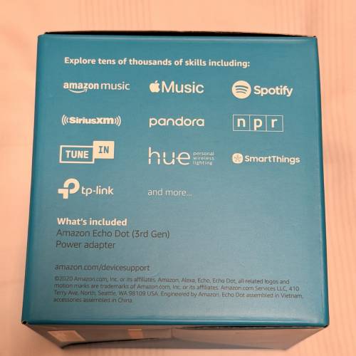 全新Amazon echo dot智能藍牙Wi Fi喇叭