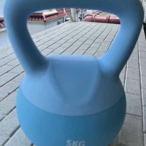 Kettlebell 5KG ( 可打氣 )藍色 5KG 壺鈴 清屋出售 HK$50.00