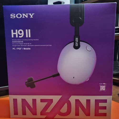 SONY INZONE H9 II 無線降噪電競耳機(白色)