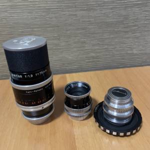SWITAR 16MM1.8 + 75MM 1.9  /  Wollensak 25mm1.9 連接環