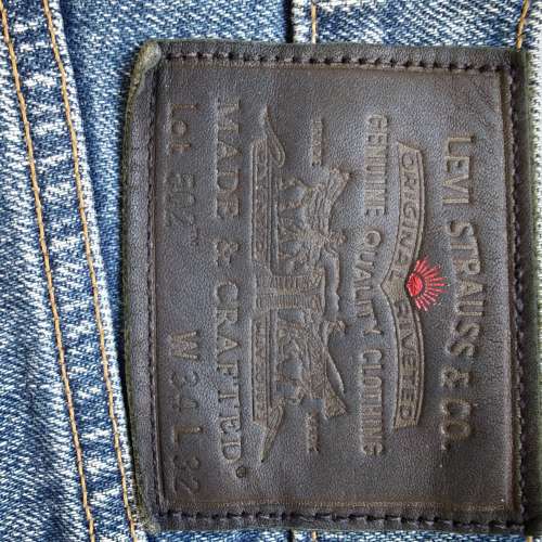 Levi's 日本版502 x2 一條淺藍 一條深藍