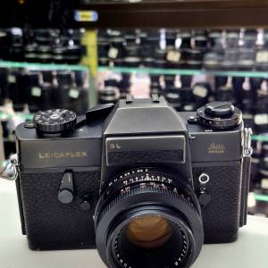 LEICAFLEX SL BLACK + LEICA SUMMICRON-R 50MM F2 全正常