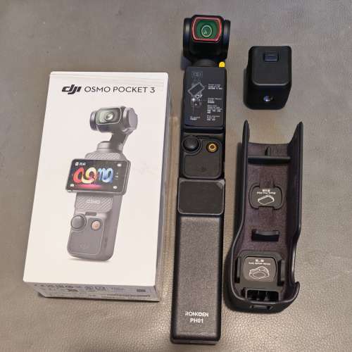 99新 DJI Osmo Pocket 3 *送 Ronkoen 5000mah續航手柄, Startrc 磁吸ND濾光鏡