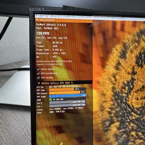 ASUS Dual GeForce RTX 3060 Ti 8G 顯示卡