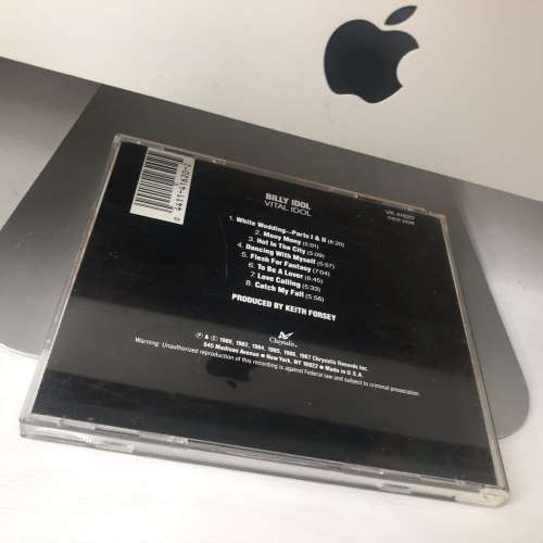 💽 BILLY IDOL Vital Idol DIDX 2028 Audio CD USED 光碟 💽