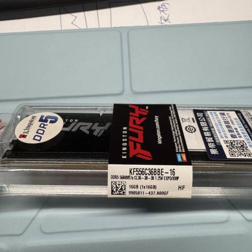 Kingston DDR5 5600 cl36 1x16GB expo