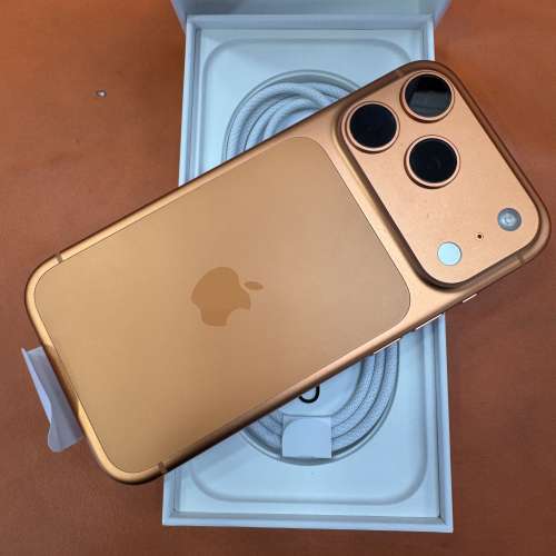 99%New iPhone 17 Pro 512GB 橙色 香港行貨 蘋果保養到2026年11月9日 電池100% 全套...