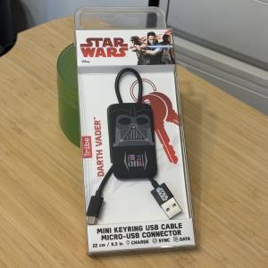 Star Wars Darth Vader USB 線 Cable Connector Micro-USB 充電線 尿袋用 for Powe...