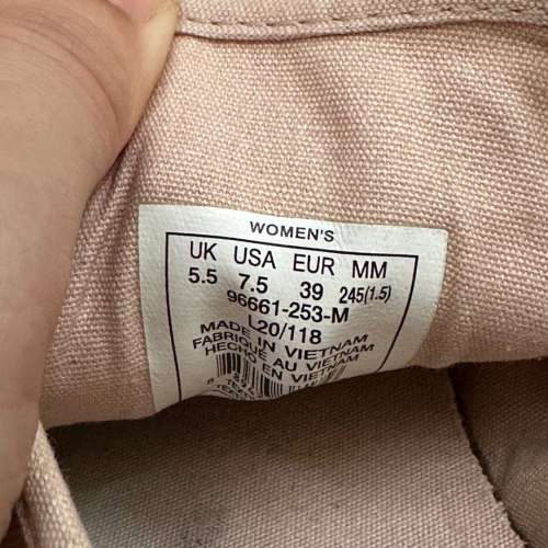 Palladium Women Light Pink Casual Flats Sneakers EUR39/24.5 淺粉紅色膠底布質平...