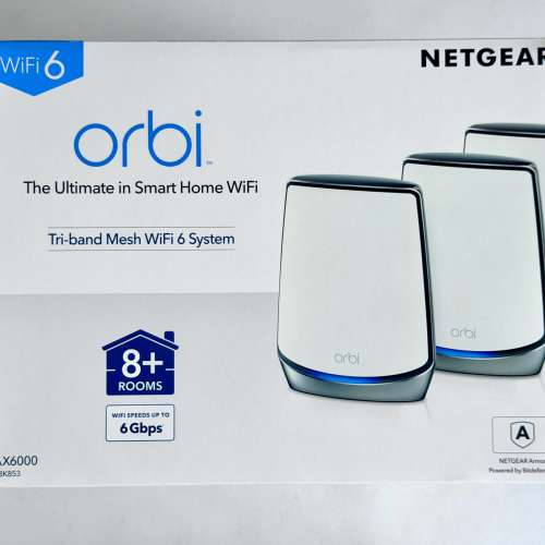 NETGEAR orbi Tri-bank Mesh RBK853 AX6000
