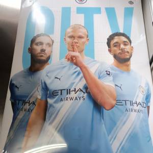 曼城 Manchester City  2026年 A3 Size掛曆  (包順豐智能櫃或順豐站)