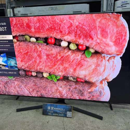 65吋 4K QLED 量子屏幕 三星65Q80T smart TV 電視