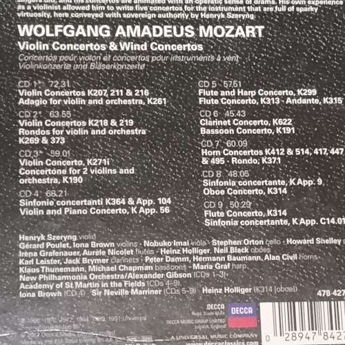 Mozart 9CD Collection Edition