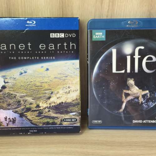 BBC 紀錄片 Blu-ray/DVD 套裝 Planet Earth The Complete Series 5 Disc Set 及 Li...
