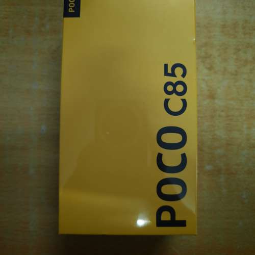 全新未開封 POCO C85 黑色 (8+256GB) 1年保 小孩機 外傭機 老人機