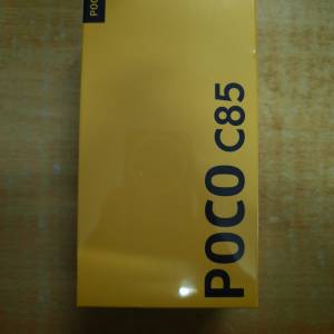 全新未開封 POCO C85 黑色 (8+255GB) 1年保 小孩機 外傭機 老人機