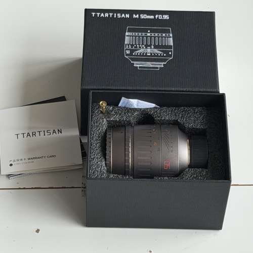 TTArtisan（銘像光學）50mm f/0.95超大光圈鏡頭 M mount 鈦金屬限量版
