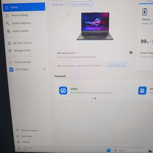 ROG G18 RTX5070 9955HX 16GB DDR5 1TB SSD 18吋QHD 240Hz Gaming Laptop 電競手提電...