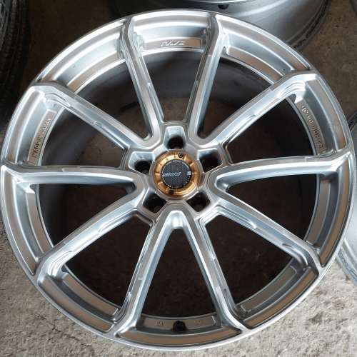 二手呔鈴 65876885 新界補呔 車呔 19吋 正廠日本RAYS 57 gram LIGHTS 19*8.5+33 5...