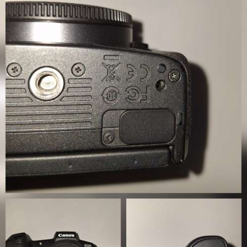 一台黑色佳能 Canon EOS R 無反相機