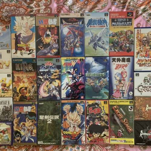 SFC 超級任天堂 100% work 遊戲Game 90%以上新淨有盒有說明書 不散賣 ( 註：送主機/...