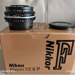 Nikon  45mm f/2.8P black