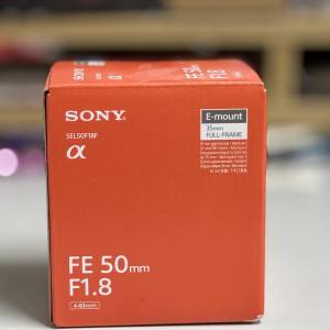 行貨有保養 Sony FE 50 F1.8 鏡頭