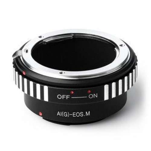 Nikon Nikkor F Mount G-Type D/SLR Lens To Canon EOS M (EF-M Mount) Manual Focus
