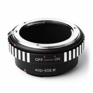 Nikon Nikkor F Mount G-Type D/SLR Lens To Canon EOS M (EF-M Mount) Manual Focus