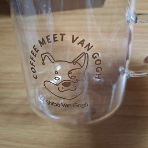 柴犬玻璃杯