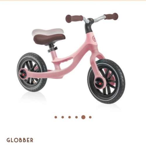 Globber Go Bike Elite Air 平衡車 - Pastel Pink (3 - 6Y)