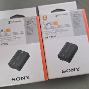 (全新）Sony NP-FZ100 電池