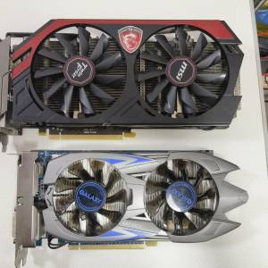 出售有問題頭顯卡gtx770 + gtx750ti