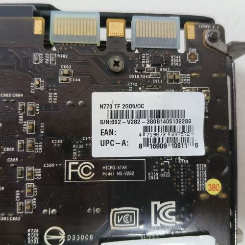 出售有問題顯卡gtx770