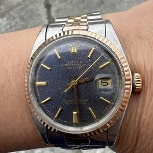 罕有Rolex 1601玫瑰金鋼自動手錶